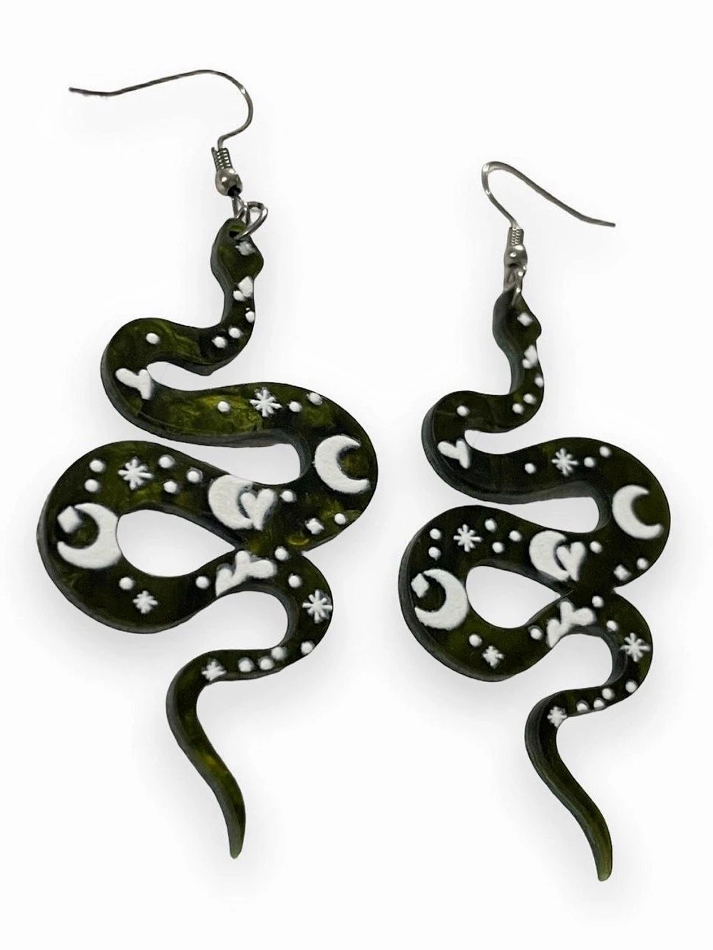✨ Celestial Serpentine Dangle Earrings ✨